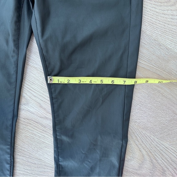 Women’s Coated Waxed Denim sz  - Black Leather - Picture 10 of 13